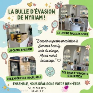 Une bulle pour Myriam